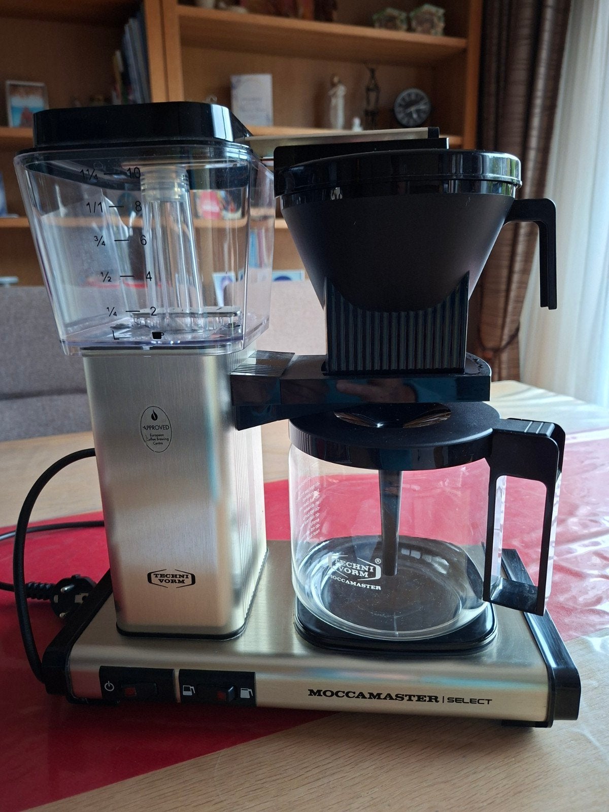 DE moccamaster select koffiezetapparaat, Ophalen, Zo goed als nieuw, Koffiemachine