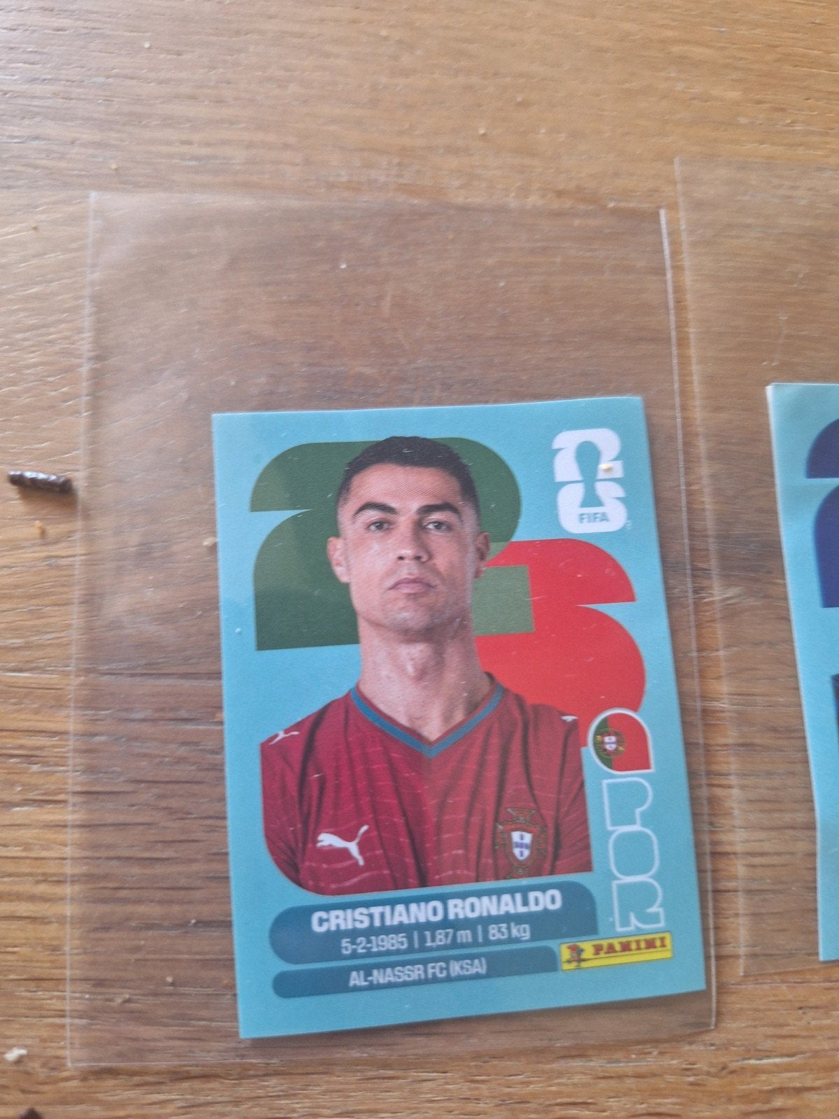 Cristiano Ronaldo WK Sticker Panini, Verzamelen, Sportartikelen en Voetbal, Nieuw, Poster, Plaatje of Sticker, Buitenlandse clubs