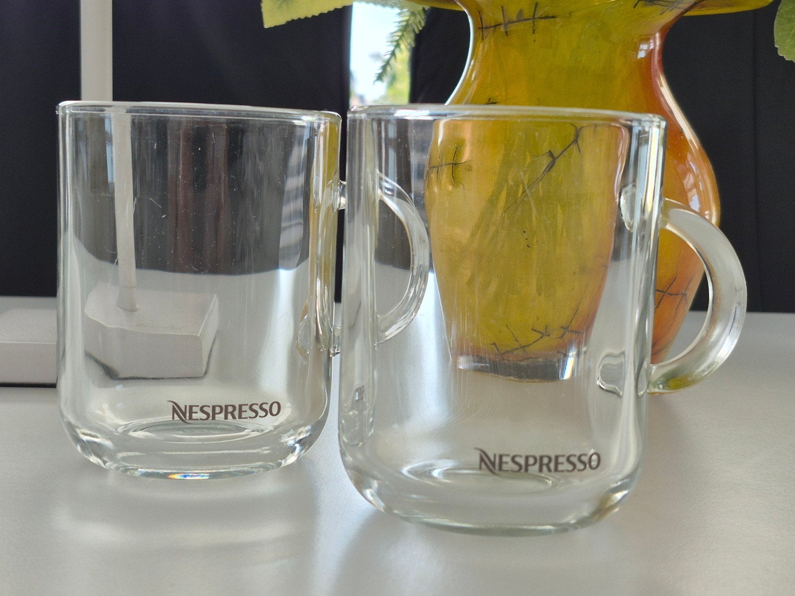 Nespresso Vertuo 2 glas mok koffie beker als nieuw origineel, Huis en Inrichting, Keuken | Servies, Glas of Glazen, Ophalen of Verzenden