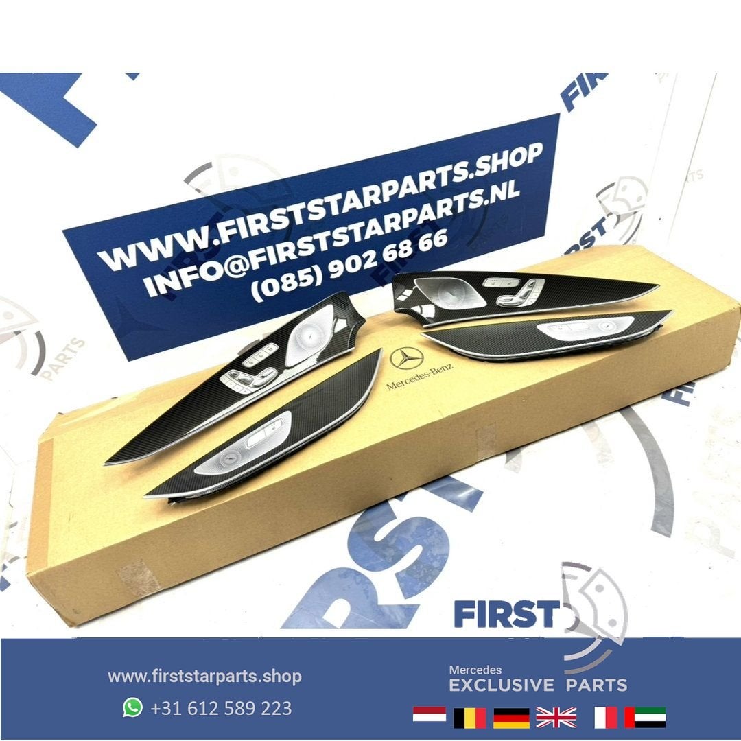 W257 C257 CLS KLASSE CARBON DEUR LIJSTEN SET INTERIEUR LRVA, Gebruikt, -, Ophalen of Verzenden, -