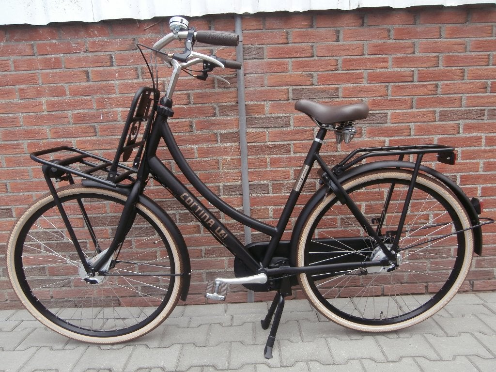 IN NIEUWSTAAT! Zeer luxe Cortina U4 dames 57. Zwart mat, Fietsen en Brommers, Fietsen | Dames | Damesfietsen, Versnellingen, 56 cm of meer