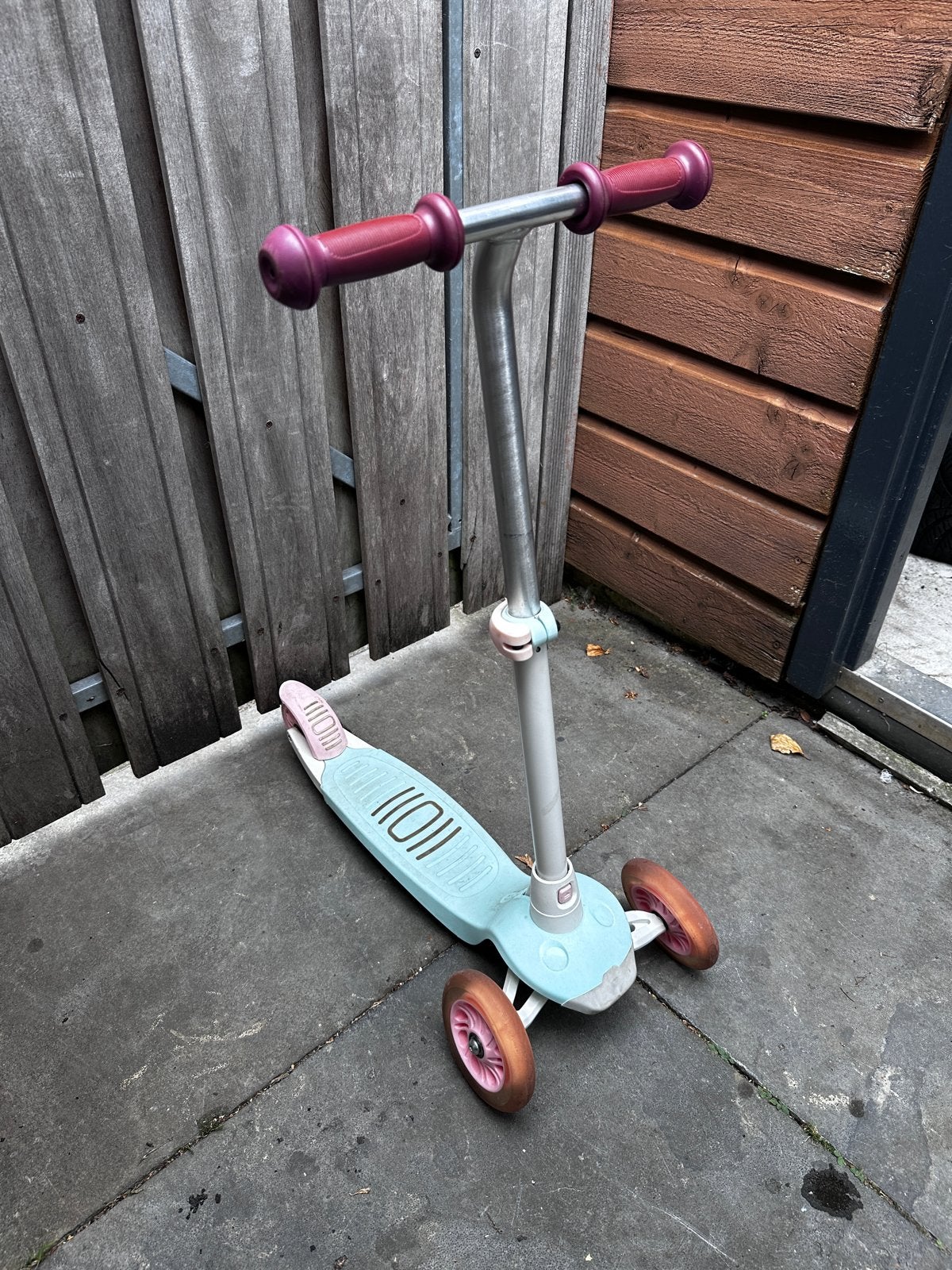 Kinderstep met 3 wielen - Blauw/Roze, Fietsen en Brommers, Steps, Ophalen, Gebruikt, Gewone step