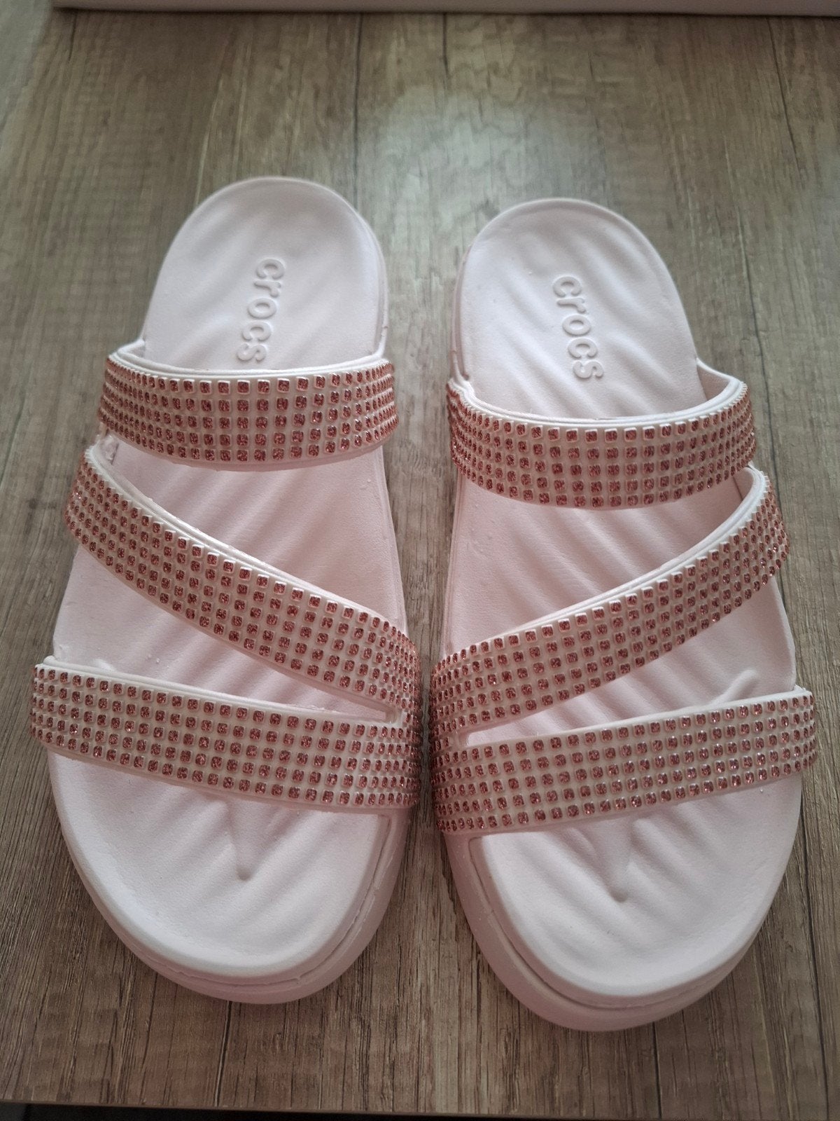 Crocs Getaway Strappy sandalen maat 38/39, Ophalen, Sandalen of Muiltjes, Zo goed als nieuw, Crocs