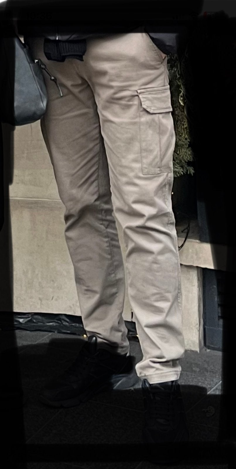 Pure Path Regular Fit Pants Cargo broek khaki groen mt. XL, Ophalen of Verzenden, Zo goed als nieuw, Maat 56/58 (XL), Groen