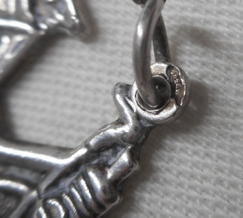Zilveren vintage bedel hanger Solex fiets jaren 70 nr.833, Overige merken, Verzenden, Zo goed als nieuw, 1 bedel