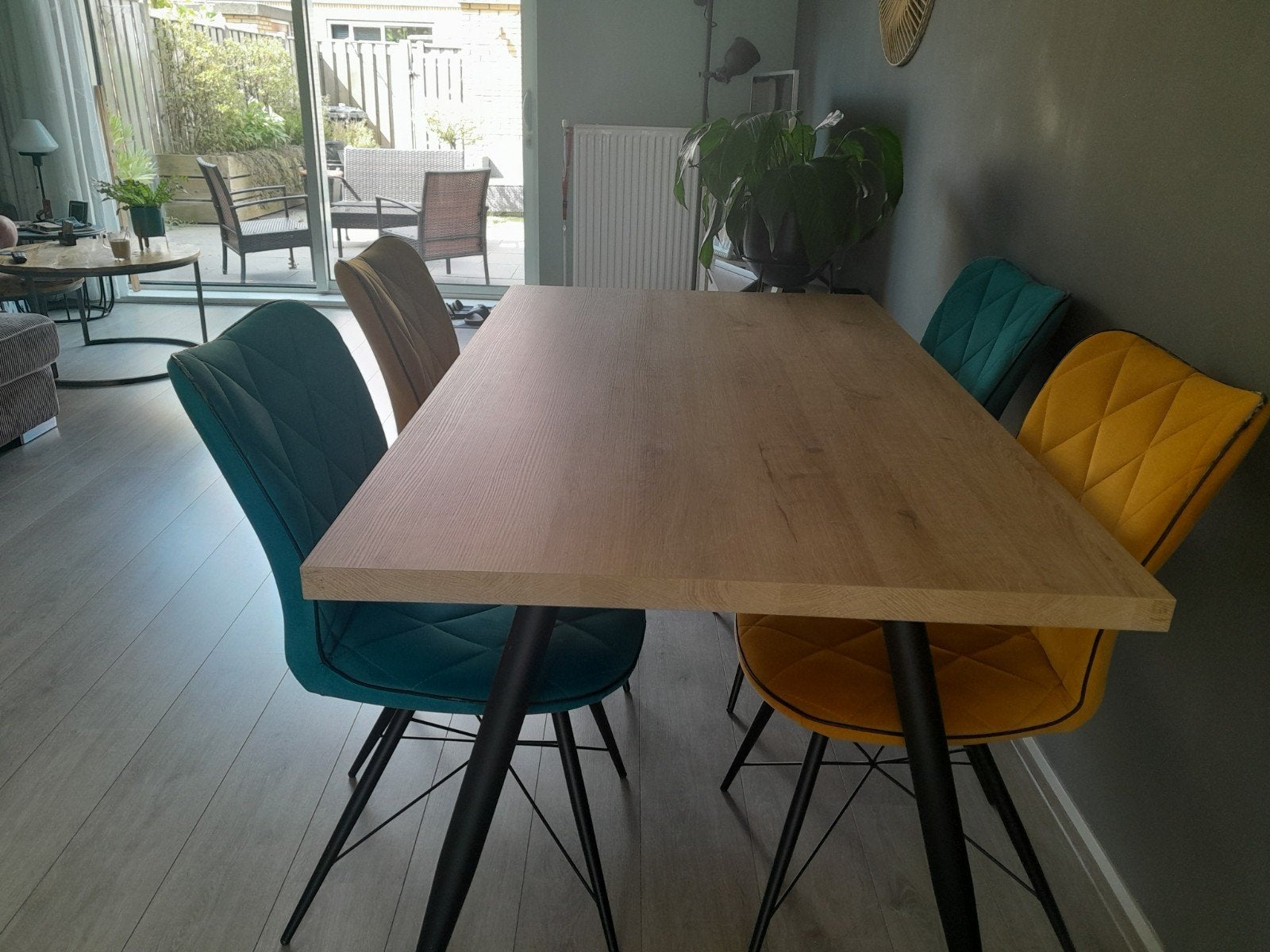 Mooie eethoek, Ophalen, Gebruikt, 200 cm of meer, 50 tot 100 cm