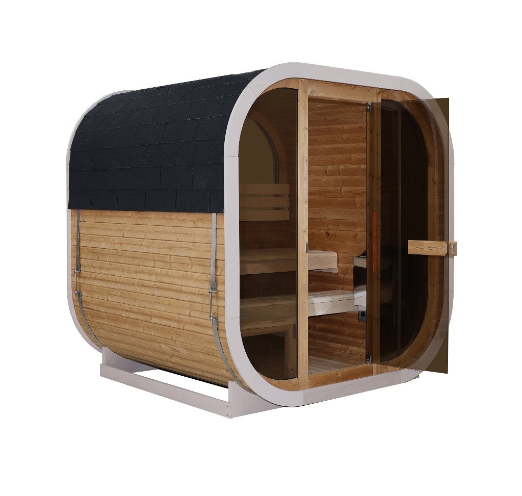 Passion | Amara 180 Combi Sauna | Nieuw uit voorraad, Ophalen of Verzenden, Zo goed als nieuw, Fins of Traditioneel, Complete sauna