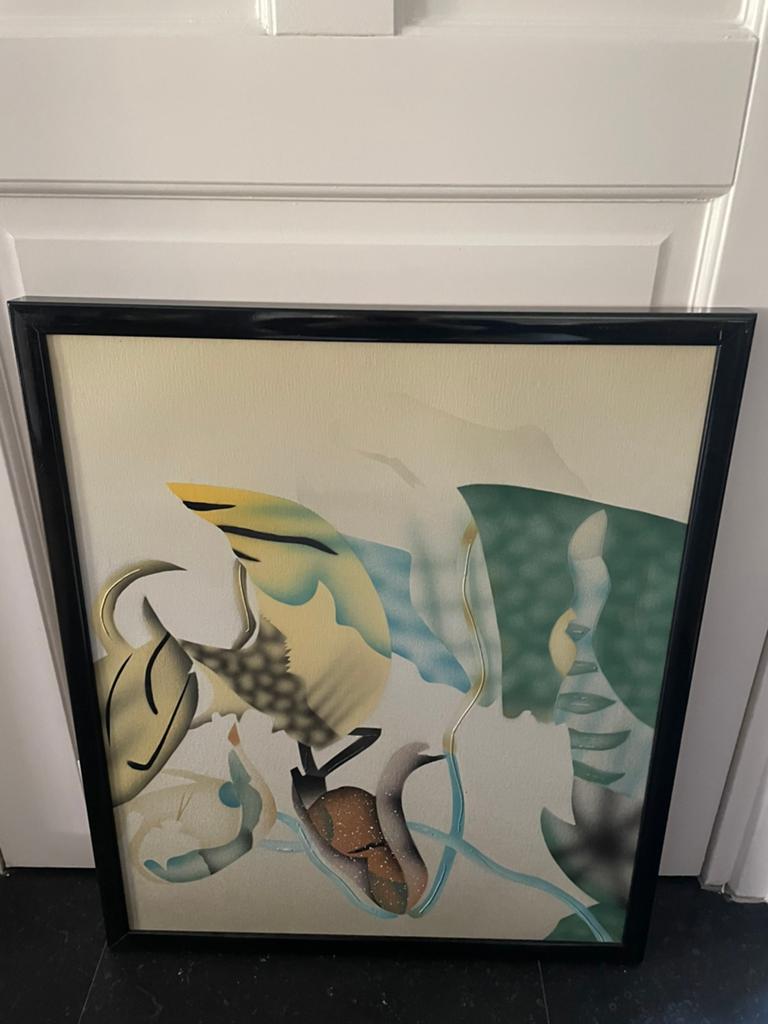 Modern schilderij, Ophalen