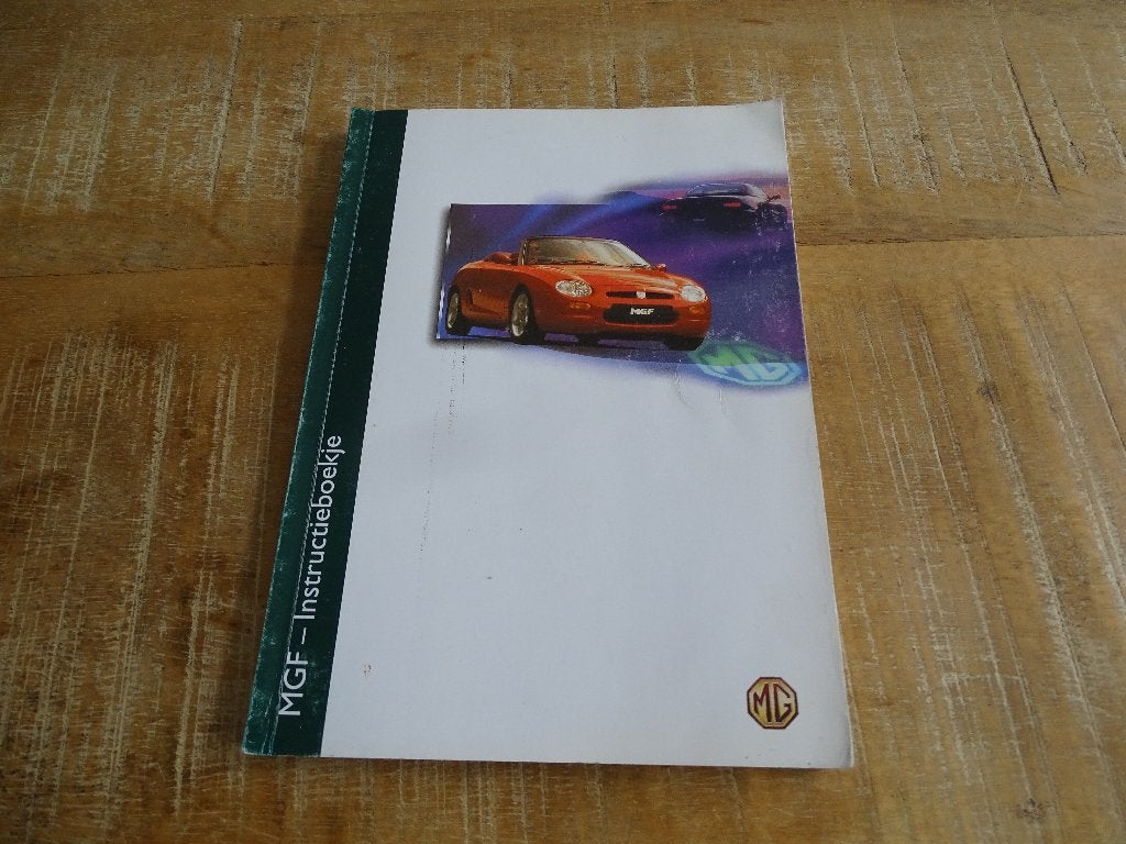 MG-F Cabriolet Handleiding - Instructieboek - NL - Origineel, Verzenden