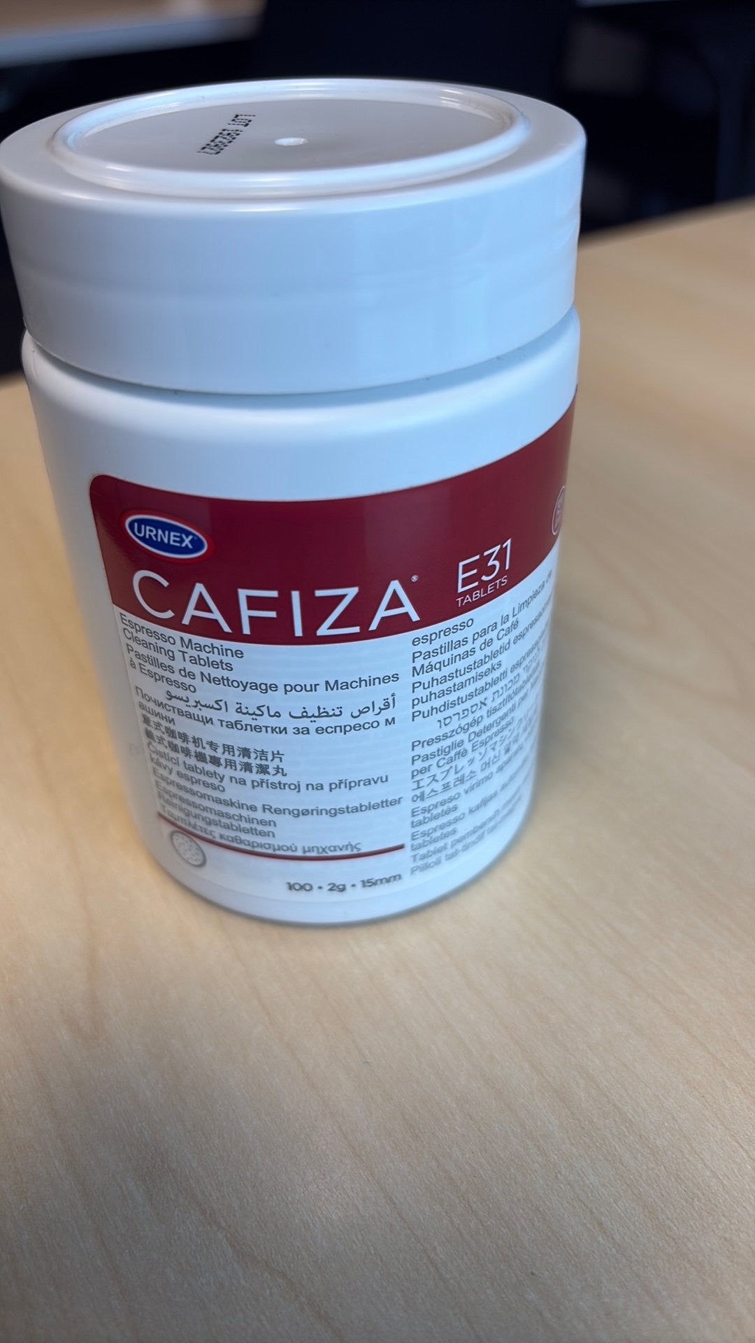 Urnex Cafiza E31 reinigingstabletten, Ophalen of Verzenden, Nieuw