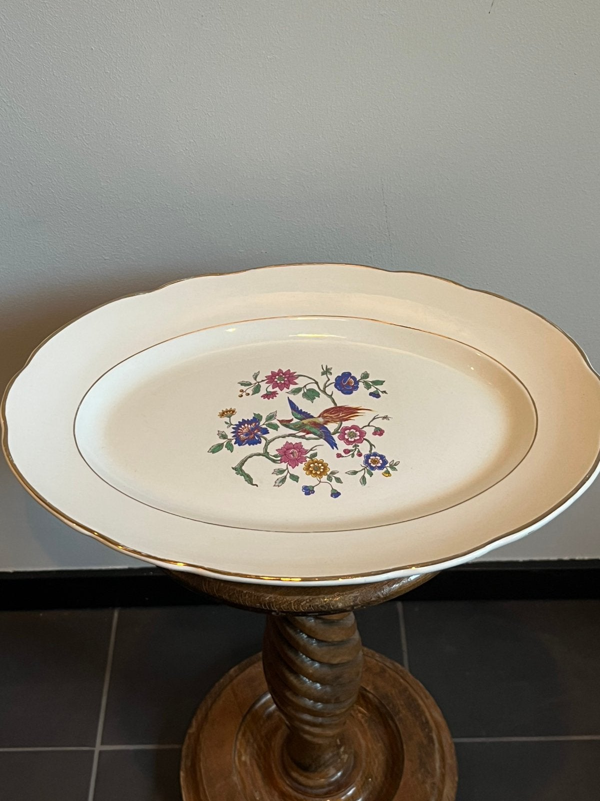 Vintage Serveerschaal – Digoin Sarreguemines 'Condé, Ophalen of Verzenden