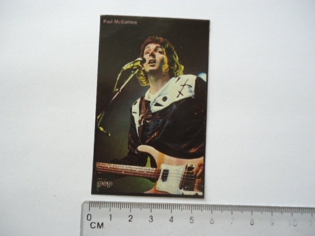 sticker oud Beatles Paul Mc Cartney McCartney pop muziek, Verzamelen, Verzenden, Zo goed als nieuw, Bedrijf of Vereniging