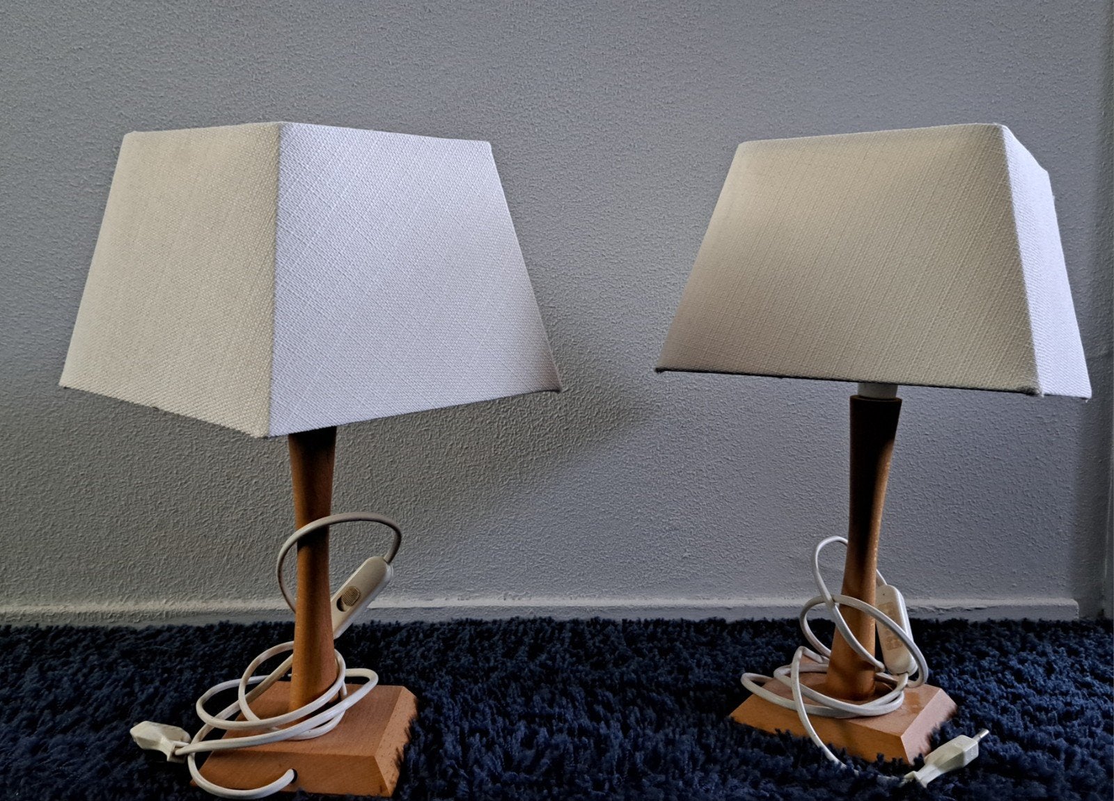 2 identieke lampjes (36cm hoog), Huis en Inrichting, Lampen | Overige, Ophalen of Verzenden, Zo goed als nieuw, Overige merken