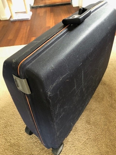 samsonite koffer, Sieraden, Tassen en Uiterlijk, Koffers, Gebruikt, Hard kunststof, 55 cm of meer, Wieltjes