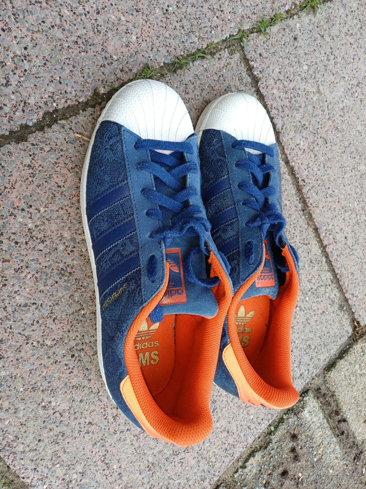 Adidas superstar sneakers maat 8 uk, Ophalen of Verzenden, Zo goed als nieuw, Wit