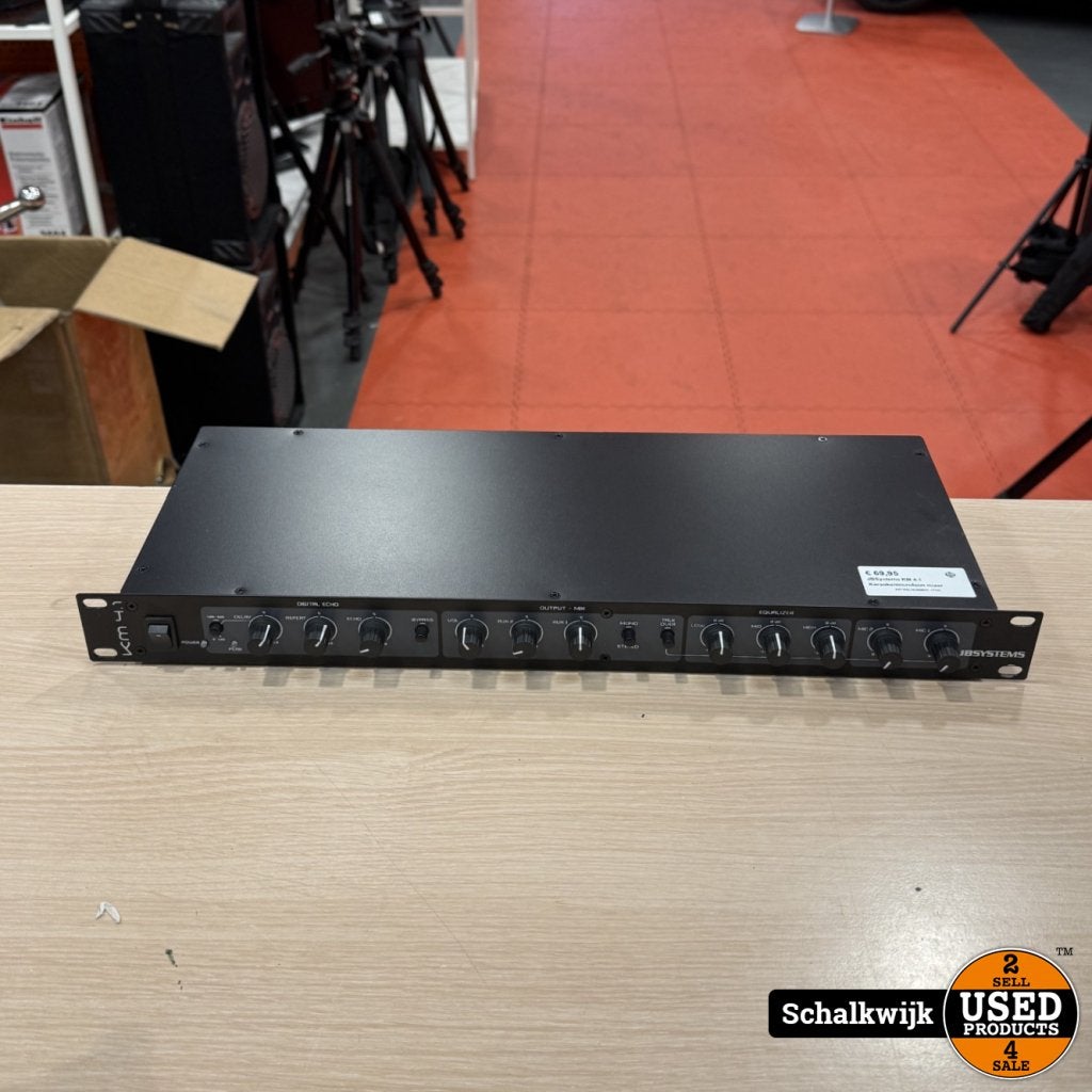 JBSystems KM 4.1 Karaoke/microfoon mixer, Muziek en Instrumenten, JBL, Gebruikt, Support@jbl.com, 400 Atlantic Street
Stamford, CT 06901
USA