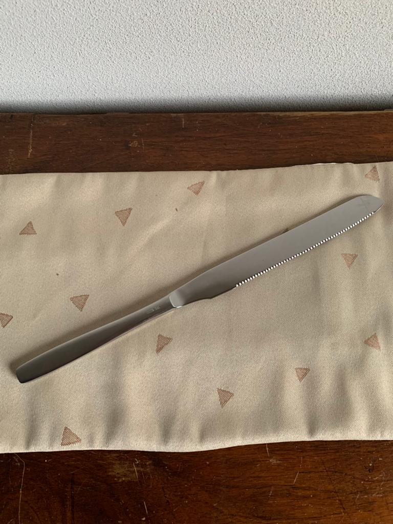 GERO Zilmeta broodmes Vintage, Ophalen of Verzenden, Zo goed als nieuw, Rvs of Chroom, Los bestek
