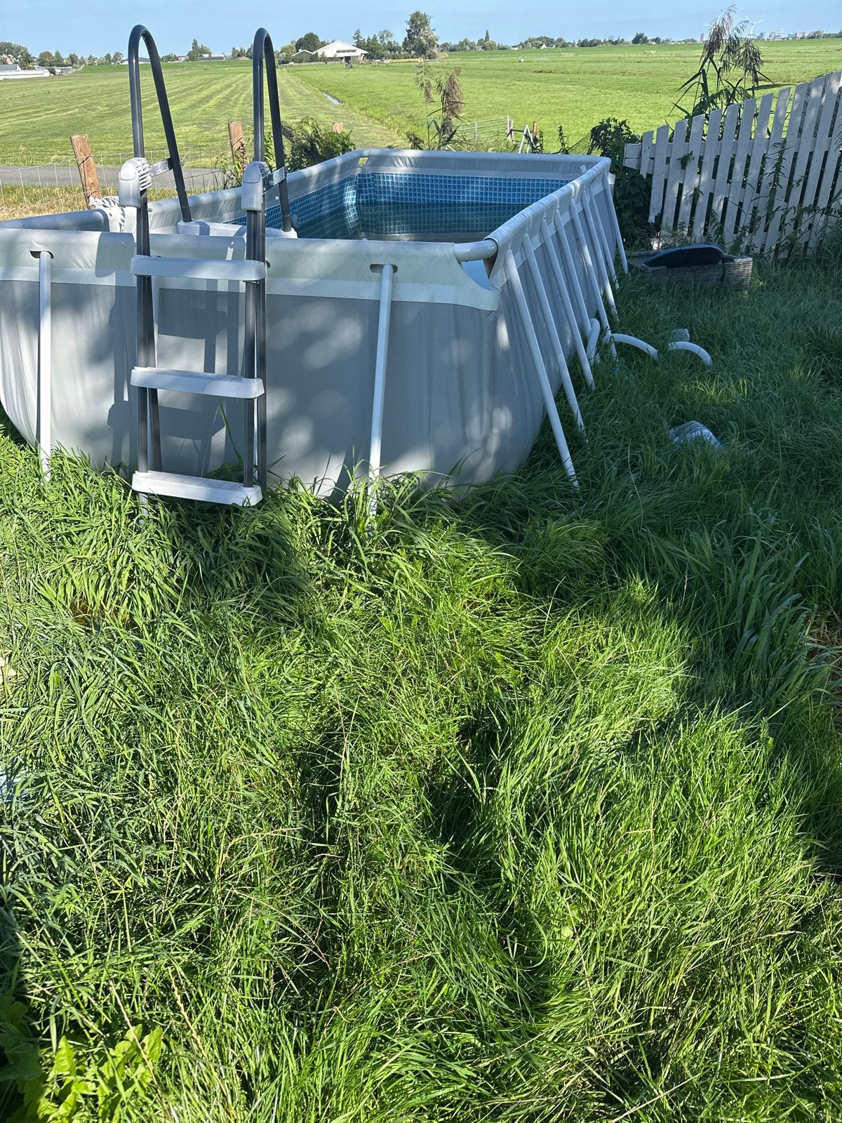 Opzetzwembad met trap - Ideaal voor de zomer!, Ophalen, Gebruikt, 200 tot 300 cm, 80 tot 120 cm