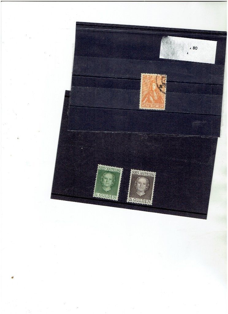 Nederlandse Antillen 3 zegels zie scan, Ophalen of Verzenden
