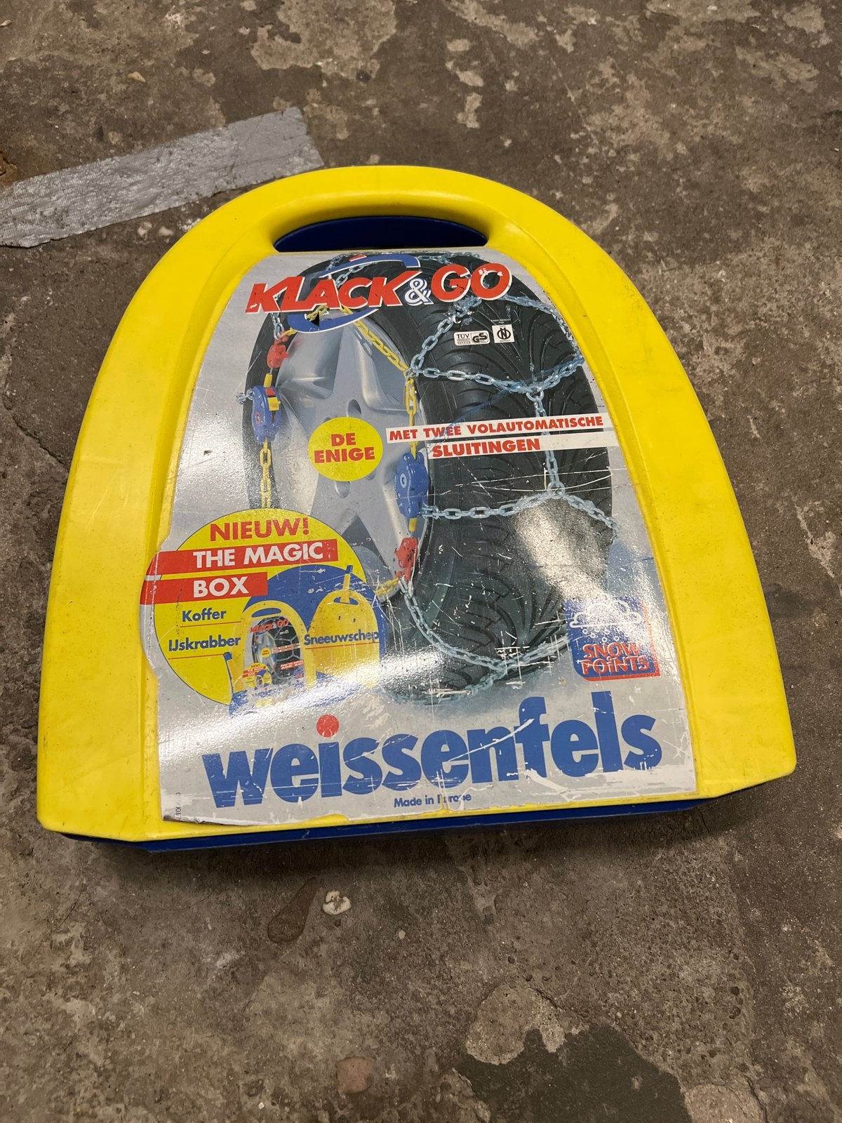 Weissenfels Klack & Go M40 Sneeuwkettingen, Ophalen, Gebruikt