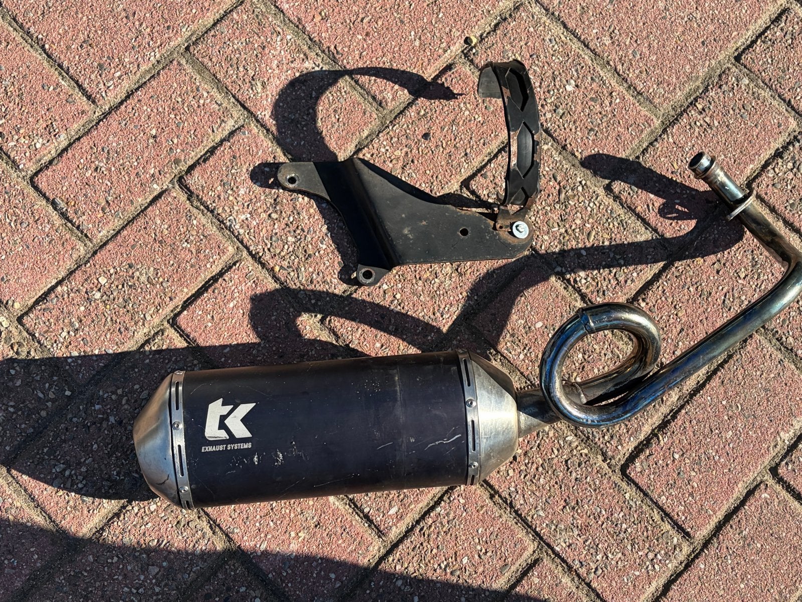 Zip 4 Takt Turbo Uitlaat - TK Exhaust Systems, Ophalen of Verzenden, Gebruikt, Uitlaat, Piaggio