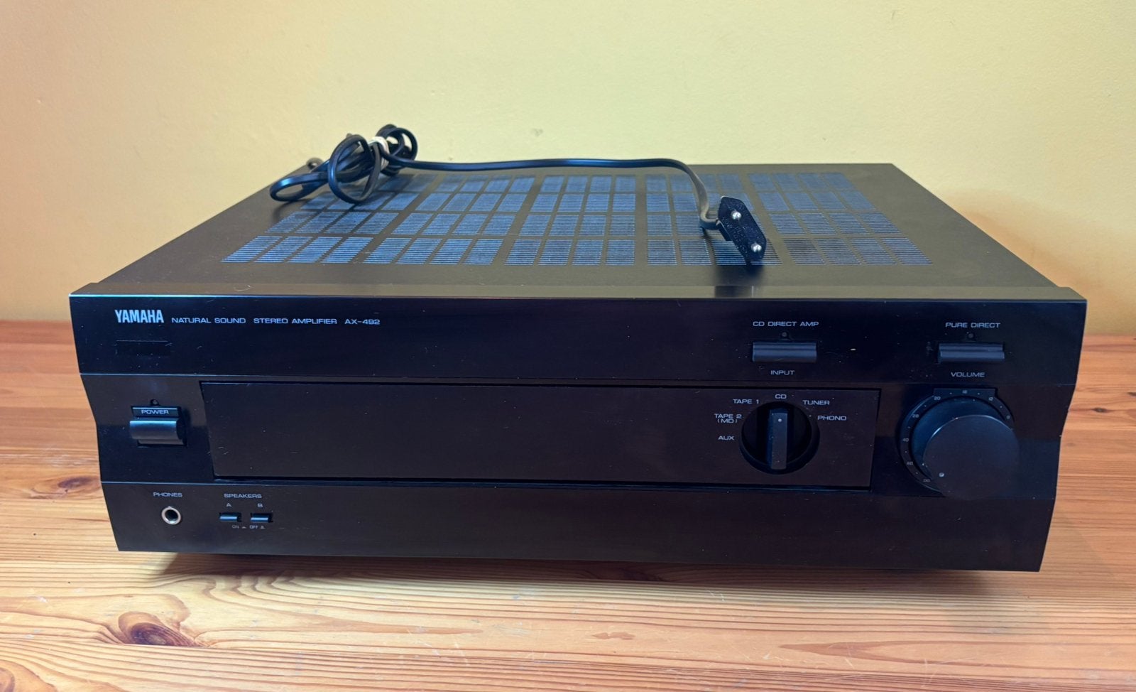 Yamaha AX-492 versterker, Audio, Tv en Foto, Versterkers en Receivers, Ophalen, Gebruikt, 120 watt of meer, Yamaha