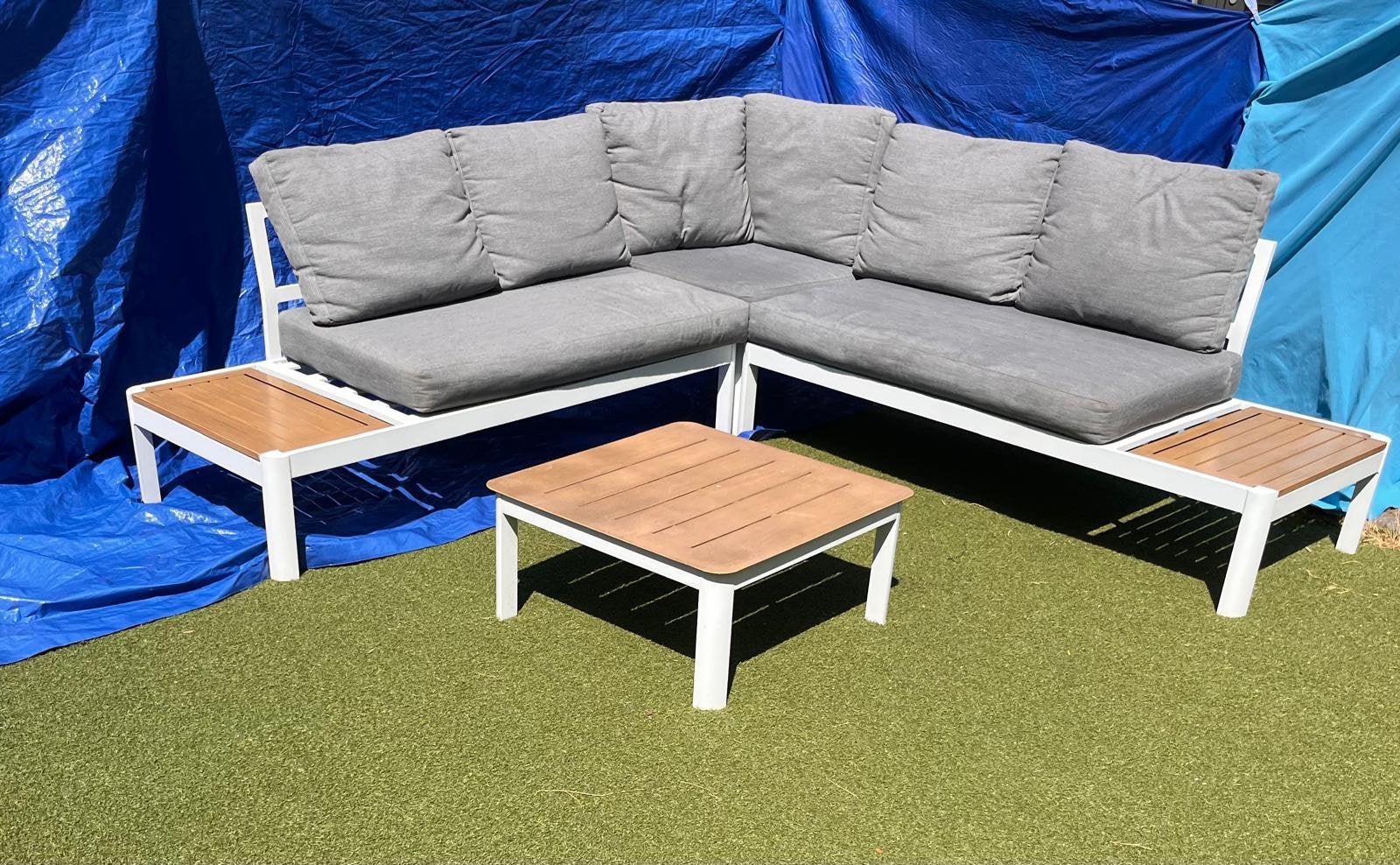 Lounge set, Ophalen, Gebruikt, 6 zitplaatsen, Aluminium