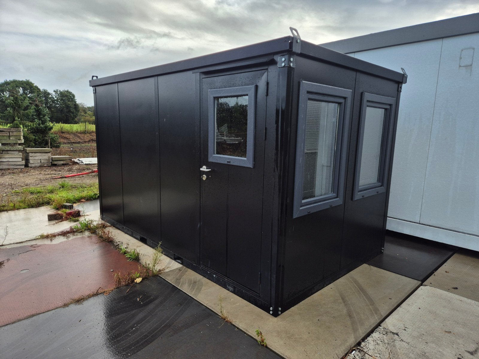 kantoorunit 2,25x3,85m woonunit container bouwkeet tuinhuis, Ophalen