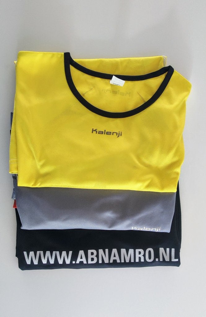 diverse hardloop t-shirts (S / M), Kleding | Heren, Overige kleuren, Ophalen of Verzenden, Zo goed als nieuw, Diverse merken