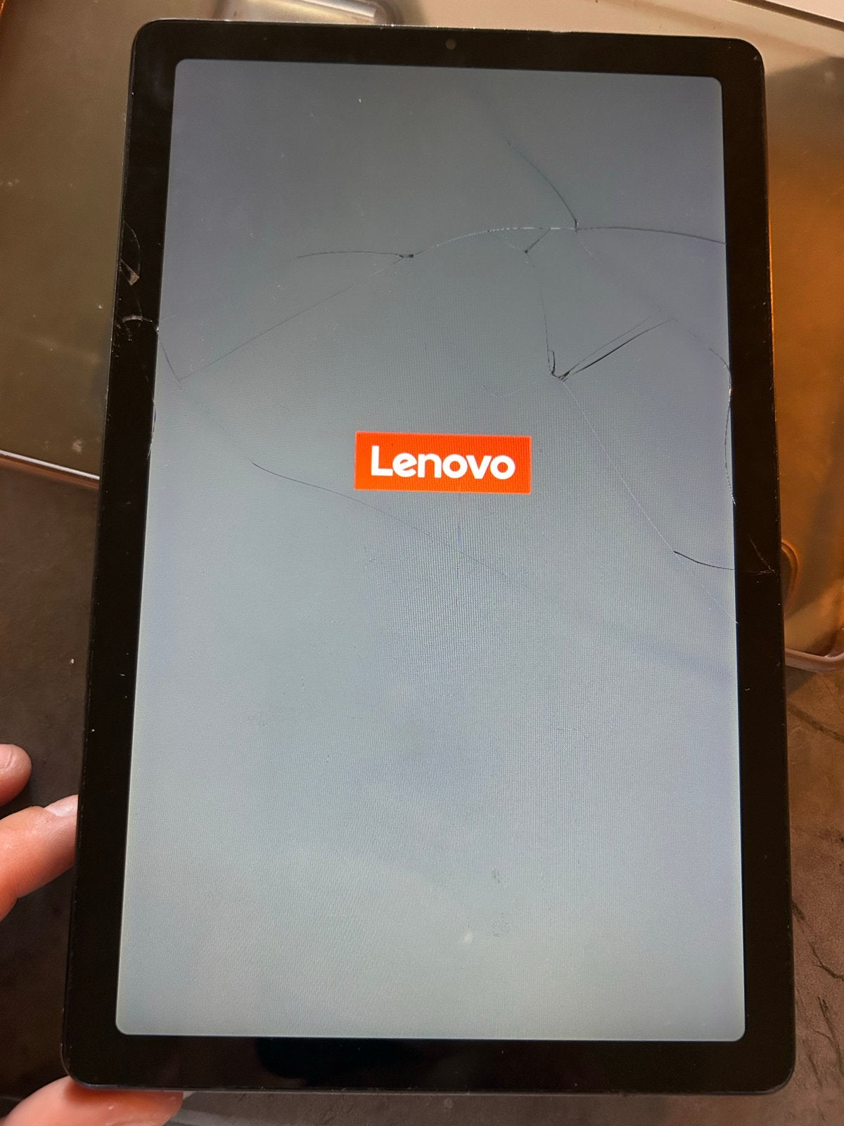 Lenovo Tab M9 tablet – werkt goed, scherm met barsten, 32 GB, Niet werkend, Wi-Fi, Ophalen