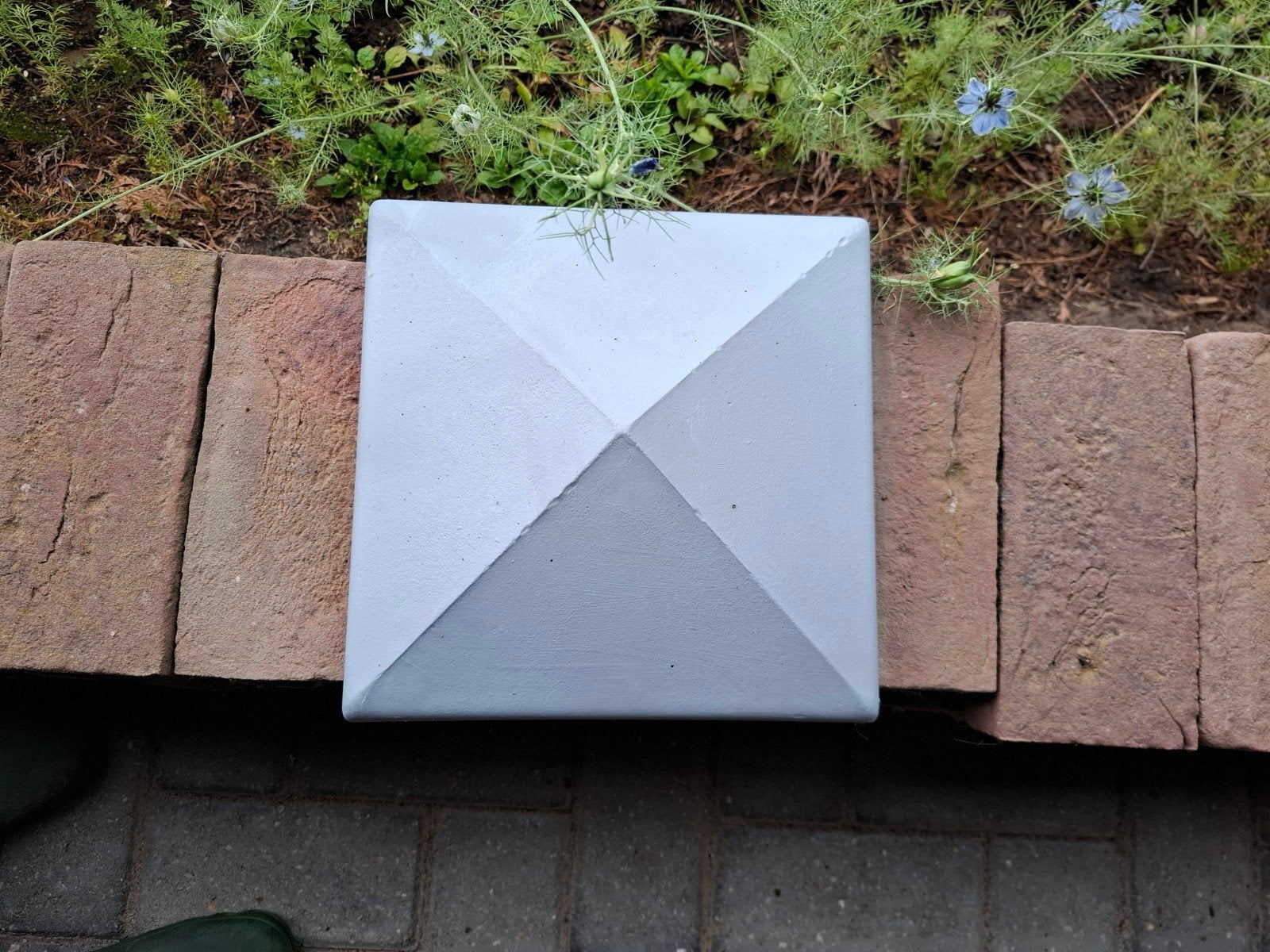 Betonnen paalmuts /afdekplaat  25 st. (en  4 st.XL), Tuin en Terras, Ophalen, Gebruikt, Overige materialen, Overige typen