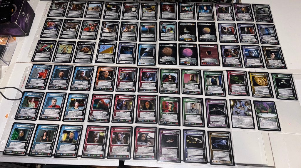 Star Trek CCG mirror mirror complete set met UR, Hobby en Vrije tijd, Verzamelkaartspellen | Overige, Ophalen of Verzenden, Zo goed als nieuw