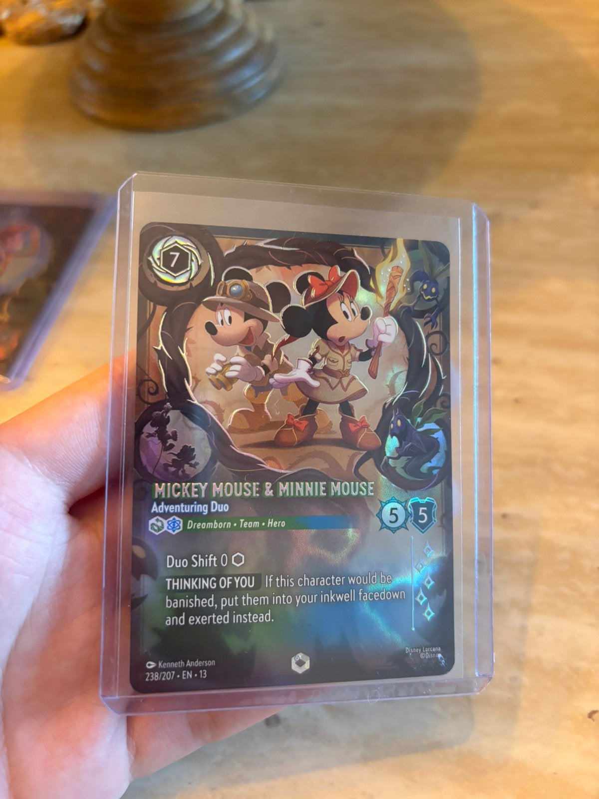 Disney Lorcana Attack Of The Vine Mickey & Minnie Mouse 238, Ophalen, Mickey Mouse, Zo goed als nieuw