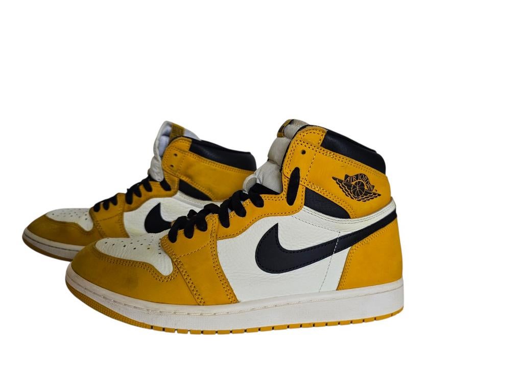 Nike Air Jordan 1 High OG Yellow Ochre – Maat 44.5, Overige kleuren, ., Ophalen of Verzenden, Zo goed als nieuw