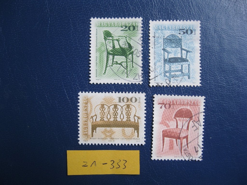 hongarije - meubilair 1999 (za-333), Ophalen of Verzenden, Gestempeld