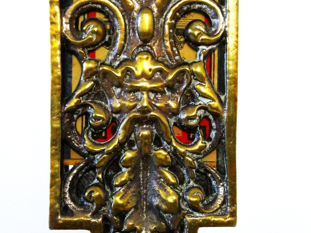 Satan figuur met luciferdooshouder met asbak, Ophalen of Verzenden, Brons