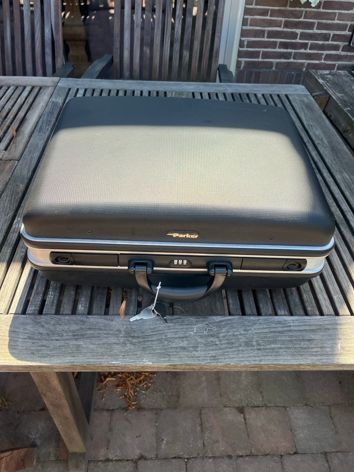 Parker gereedsschapkoffer  - Zwart met zilveren accenten, 50 tot 60 cm, Hard kunststof, Slot, Ophalen of Verzenden