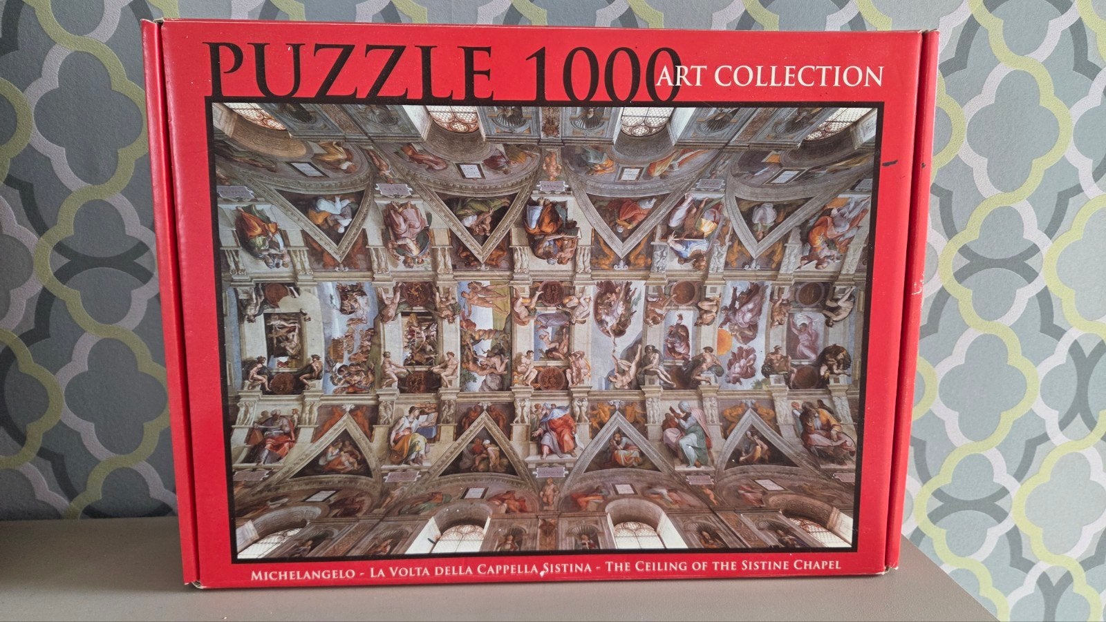 legpuzzel Sixtijnse Kapel 1000 Stukjes, Ophalen of Verzenden, 500 t/m 1500 stukjes, Zo goed als nieuw, Legpuzzel