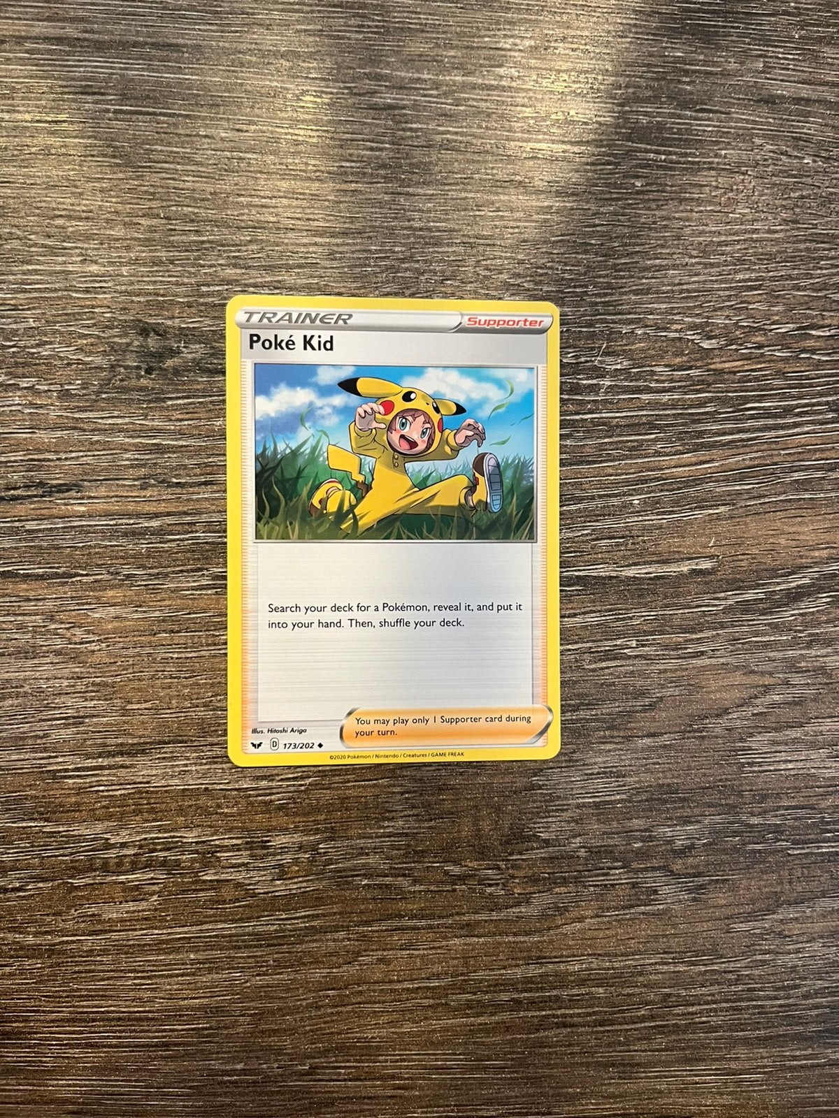 Poké Kid SSH 173/202, Hobby en Vrije tijd, Ophalen of Verzenden, Zo goed als nieuw