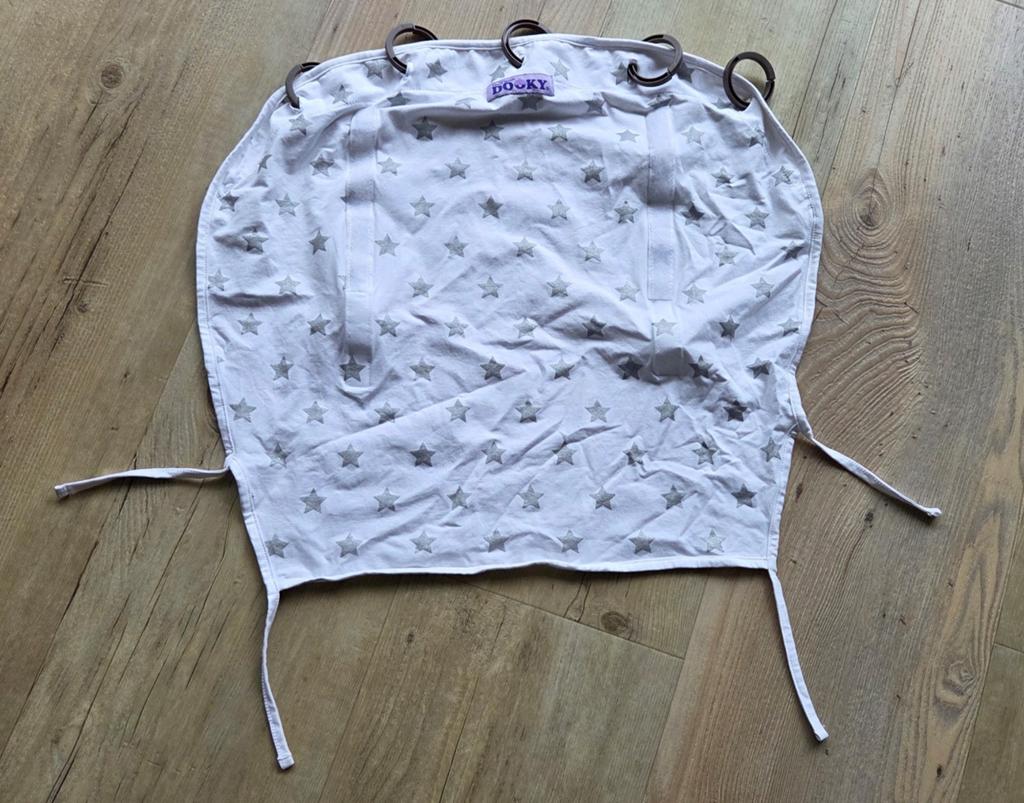 Dooky doek wit met zilvere glitter sterren, Ophalen of Verzenden, Zo goed als nieuw