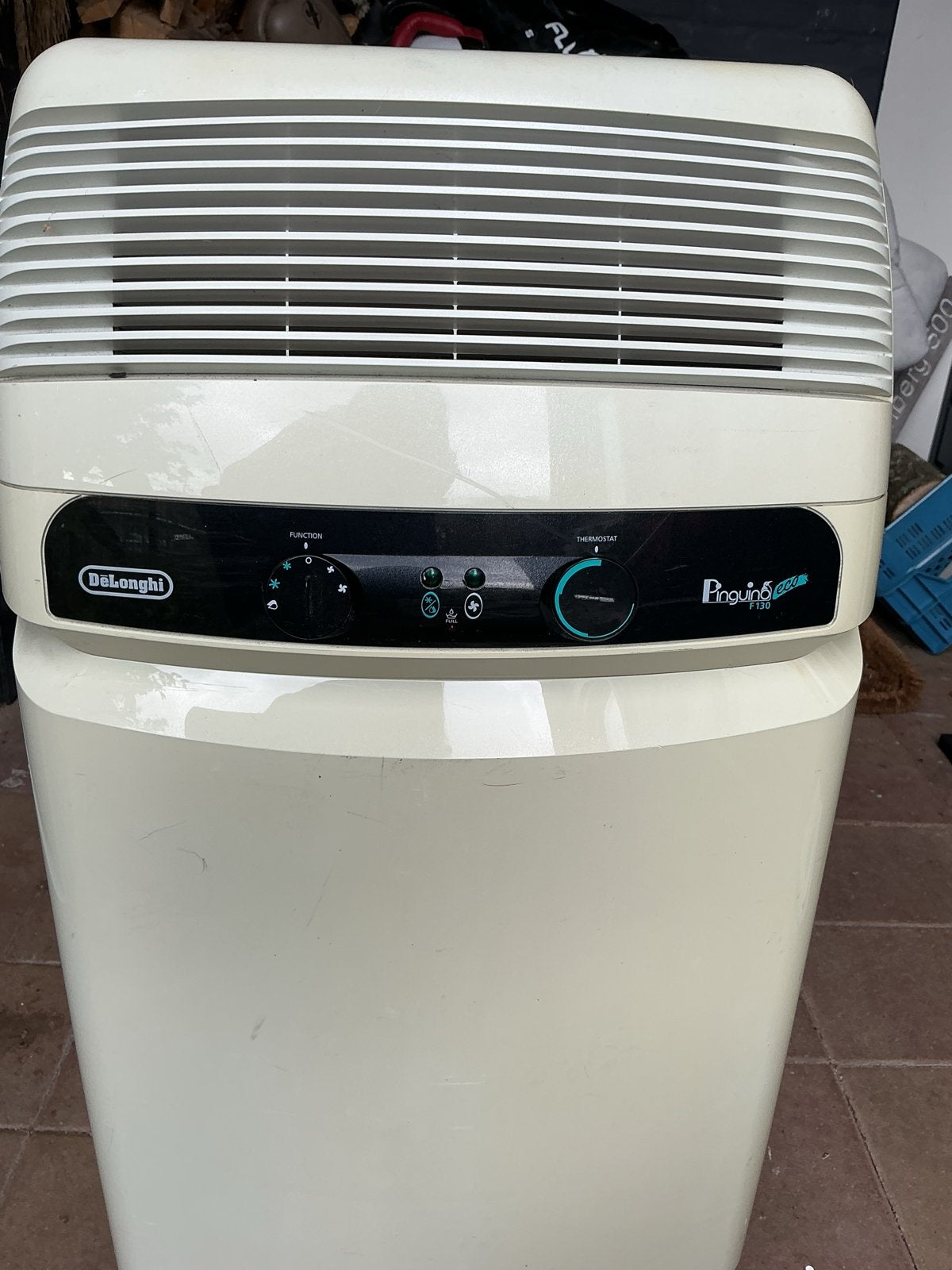 Mobiele airco DeLonghi Pinguino, Witgoed en Apparatuur, Airco's, Ophalen, Gebruikt, Minder dan 60 m³, 3 snelheden of meer