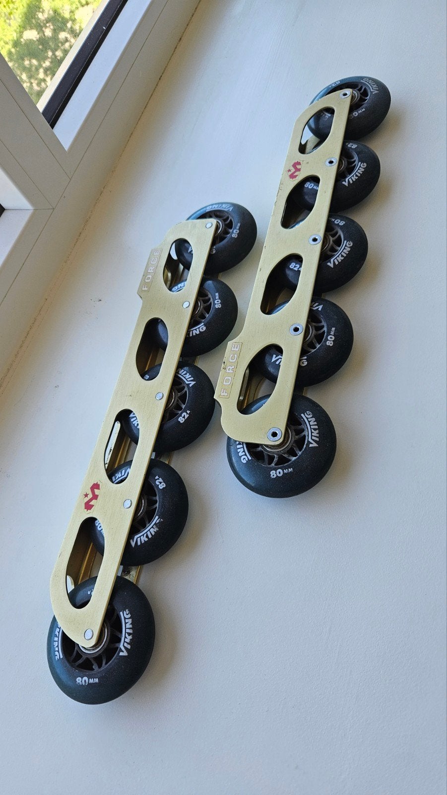 Viking Force Inline Skate Frames met Wielen, Sport en Fitness, Ophalen of Verzenden, Gebruikt, Inline skates 4 wielen, Overige merken