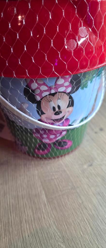 Minnie Mouse zandbak speelset emmer met accessoires, Ophalen of Verzenden, Nieuw