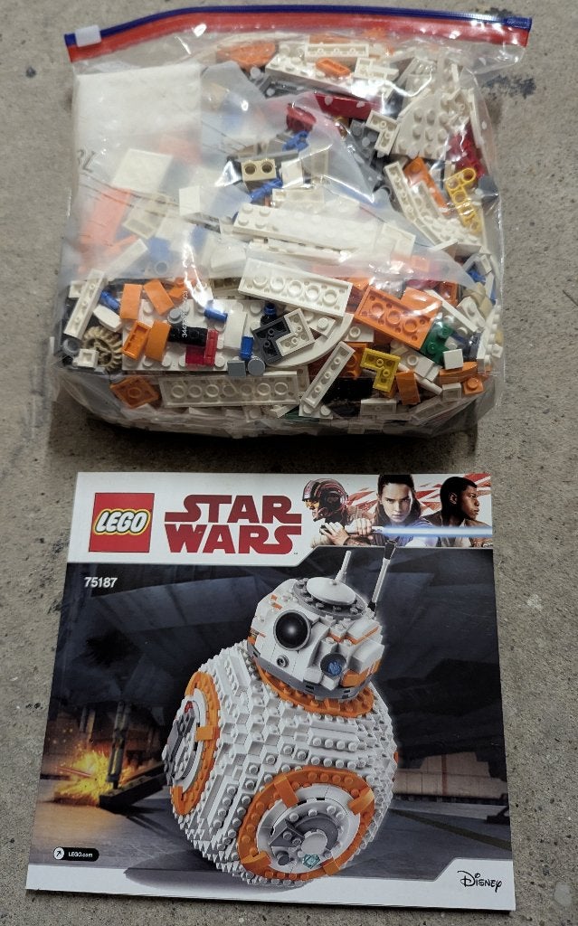 lego star wars BB8 droid, Ophalen of Verzenden, Zo goed als nieuw, Actiefiguurtje