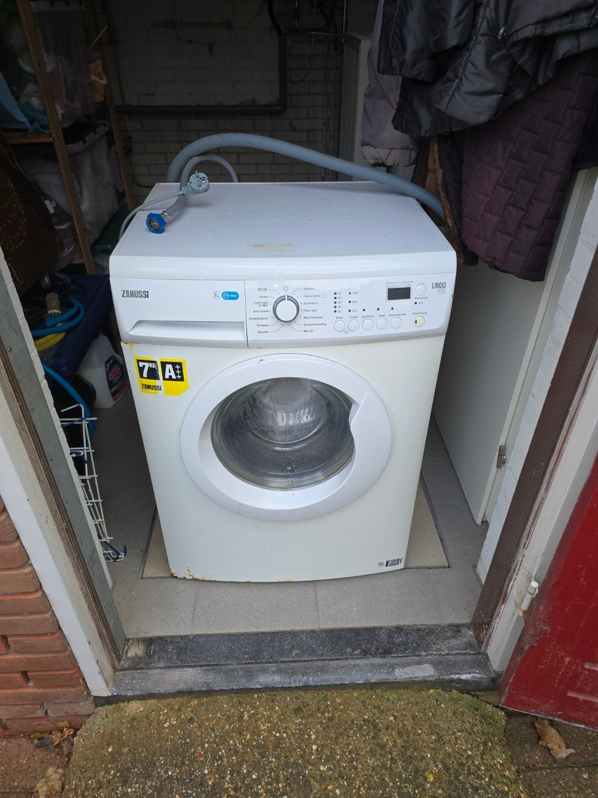 zanussi wasmachine