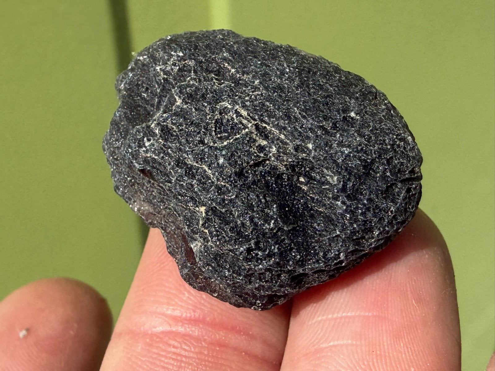 Agni Manitiet - Indische Moldaviet - Tektiet - Cintamani, Ophalen of Verzenden, Mineraal