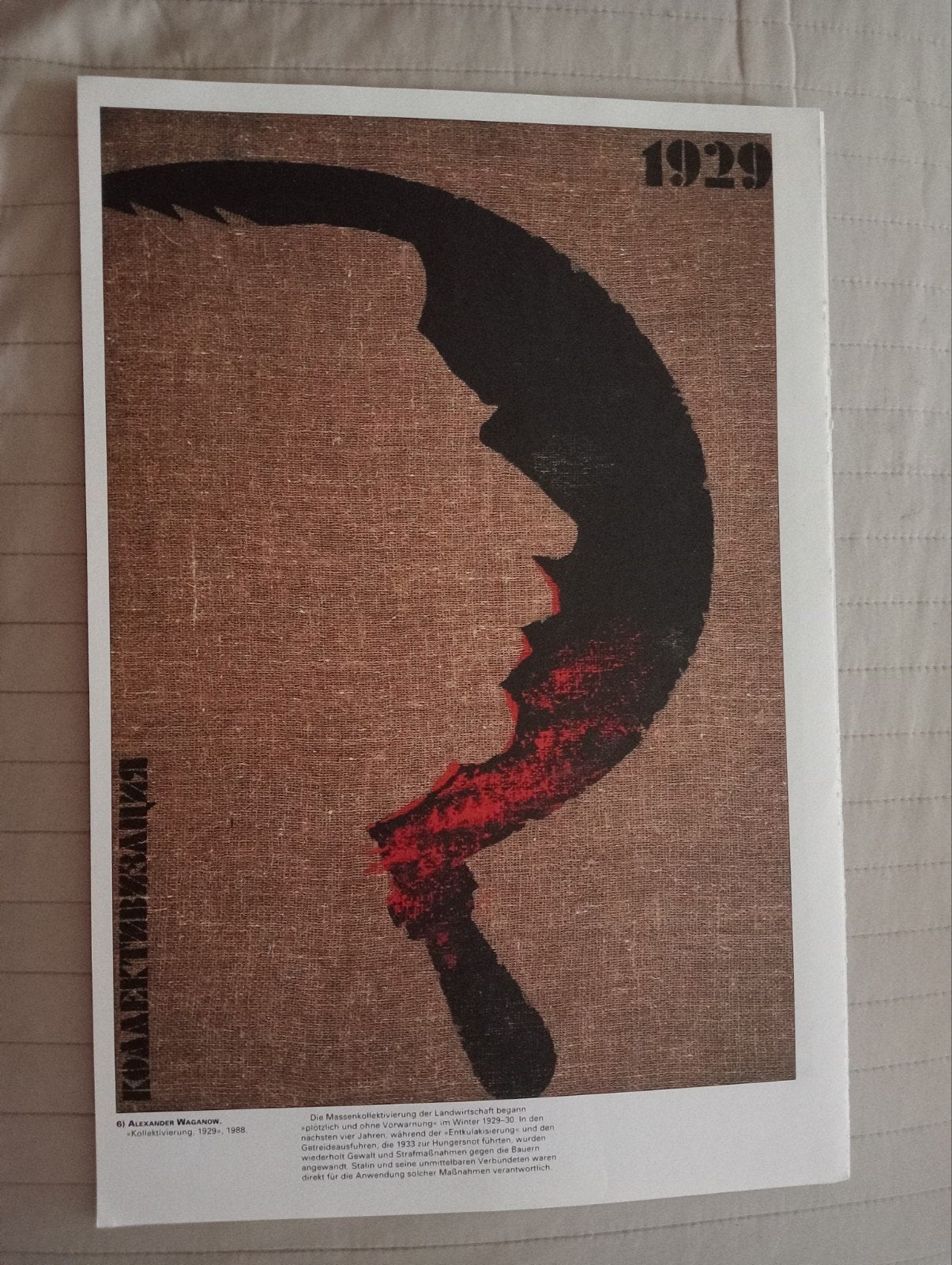 Affiche Rusland USSR Sovjet-Unie Perestroika 1988, Ophalen of Verzenden, Zo goed als nieuw, A1 t/m A3