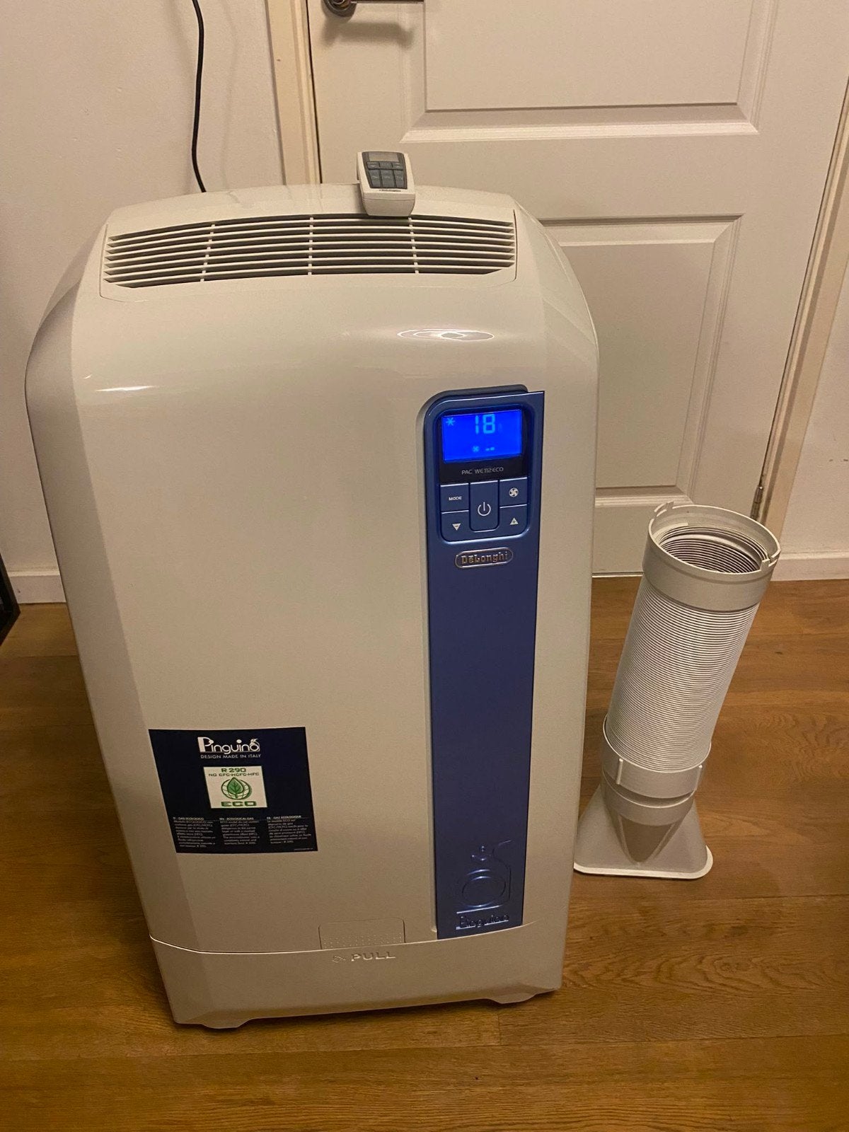Delonghi Mobiele Airco PAC WE112ECO - Weinig gebruikt, 3 snelheden of meer, Ophalen of Verzenden, Zo goed als nieuw, Koelen en Ontvochtigen
