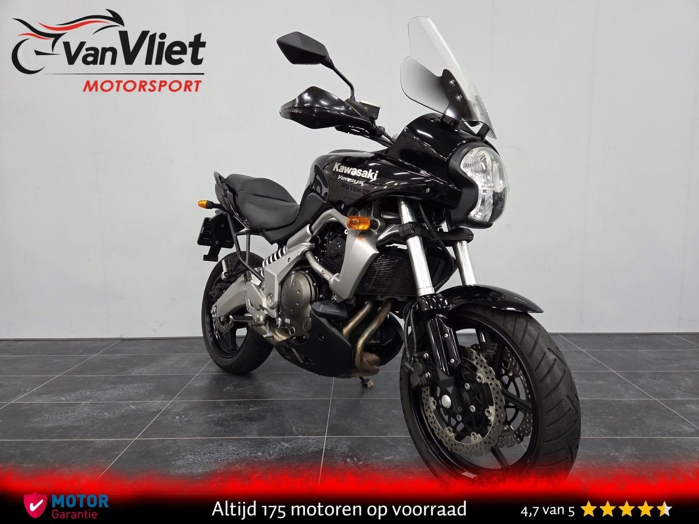 Erg Mooie Kawasaki Versys 650 Black 2008 Lage Km-Stand, Bedrijf, Onbekend, KAWASAKI, Overig