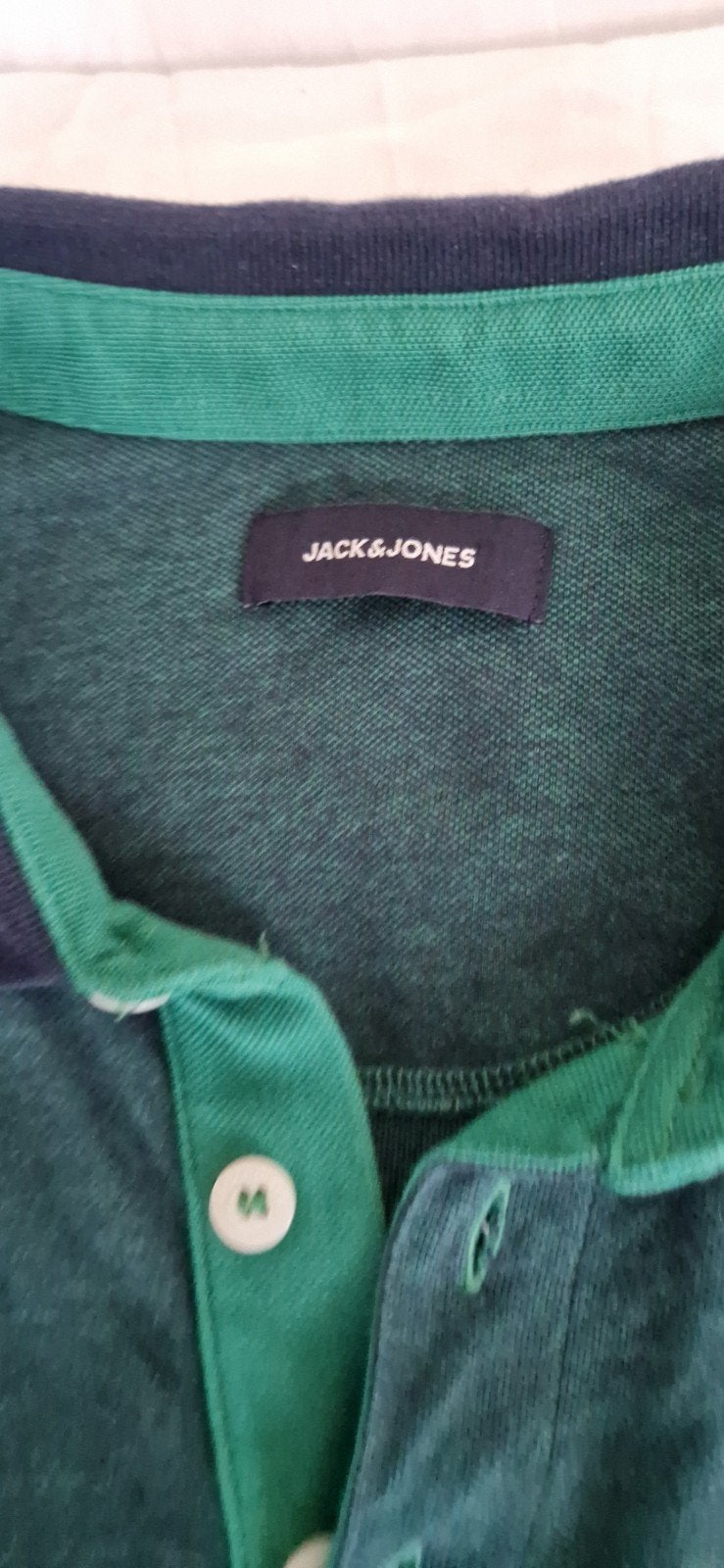 Jack & Jones polo shirt maat L - nauwelijks gedragen, Ophalen of Verzenden, Zo goed als nieuw, Groen